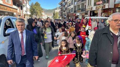 Kızılcahamam'da düzenlenen "Hoş Geldin Ramazan" temalı etkinlikte 4-6 yaş arası