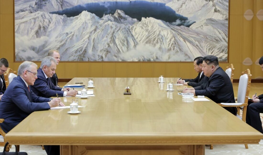 Kuzey Kore lideri Kim Jong-Un, Rusya Güvenlik Konseyi Sekreteri Sergey
