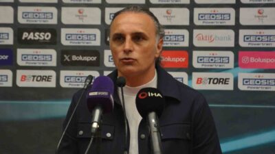 Bandırmaspor Teknik Direktörü Mustafa Gürsel, Boluspor maçıyla ilgili olumsuz şartlara