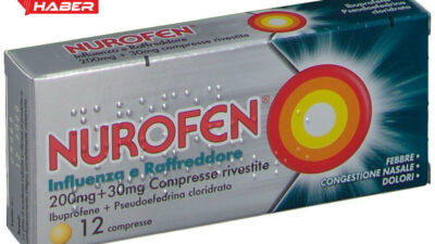 Nurofen, dünyada milyonlarca insanın kullandığı, ağrı kesici ve ateş düşürücü
