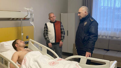 Yozgat İl Emniyet Müdürü Recep Tecimer, Yozgat Şehir Hastanesi’nde tedavi