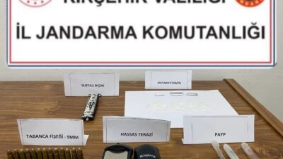 Kırşehir'de jandarma operasyonunda 3 şüpheliden H.K. uyuşturucu temin ve satışı