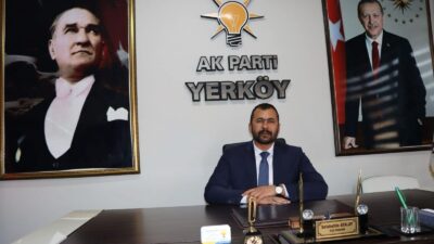 AK Parti Yerköy İlçe Başkanı Selahattin Atalay, Ramazan Bayramı dolayısıyla