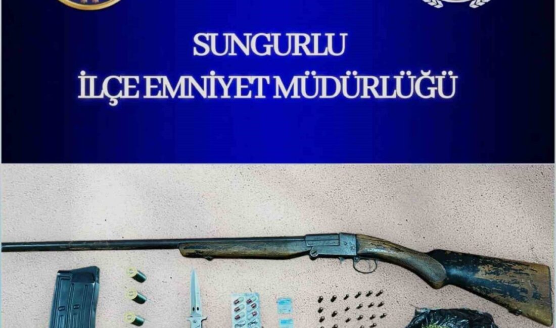 Çorum'un Sungurlu ilçesinde silahlı