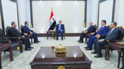 Irak Başbakanı Muhammed Şiya Sudani, Suriye Dışişleri Bakanı Esad Hasan