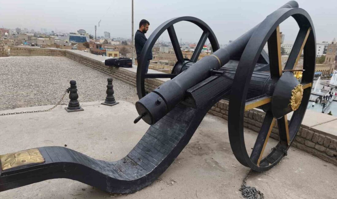 Erbil Kalesi'nde 50 yıl aradan sonra Osmanlı dönemine ait top