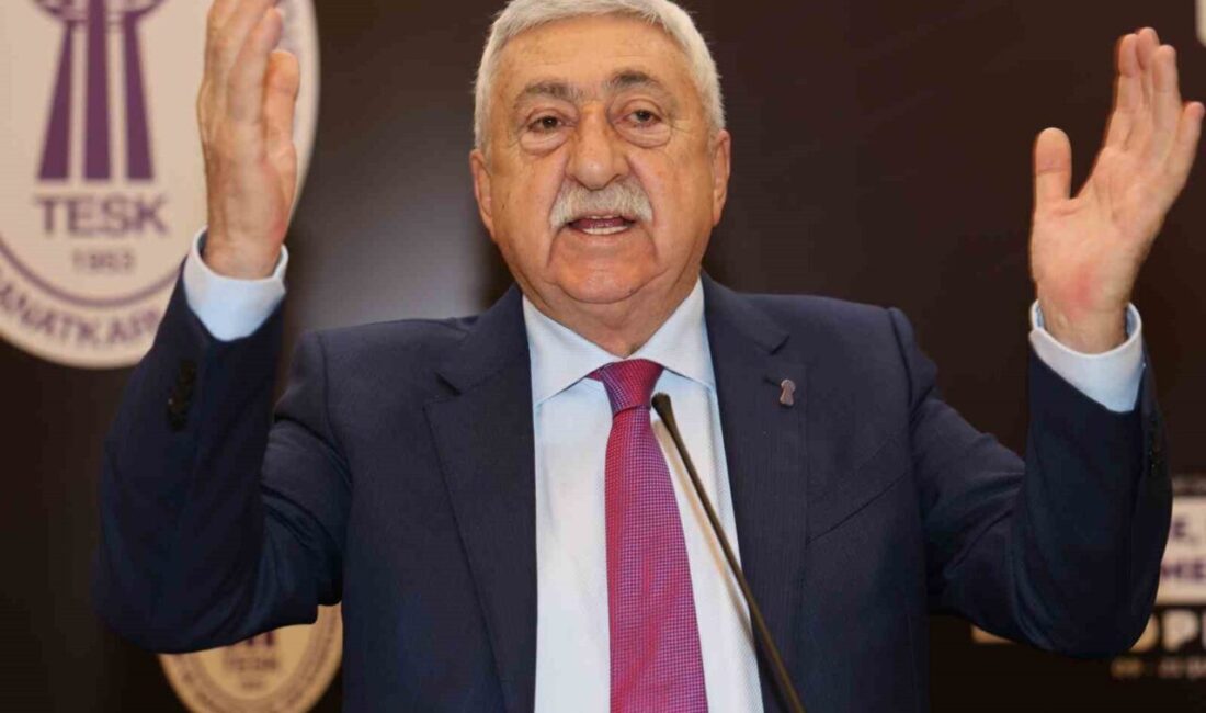TESK Genel Başkanı Bendevi Palandöken, girişimciliğin önündeki en büyük engelin