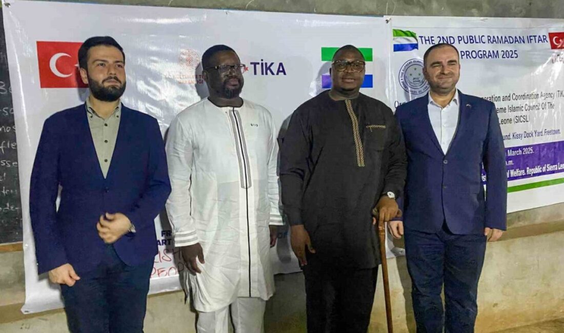TİKA ve Sierra Leone Yüksek İslam Konseyi tarafından düzenlenen iftar