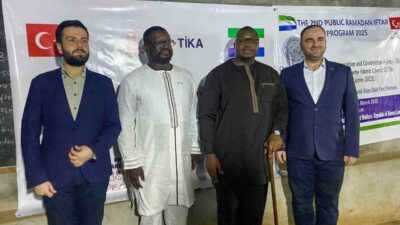 TİKA ve Sierra Leone Yüksek İslam Konseyi tarafından düzenlenen iftar