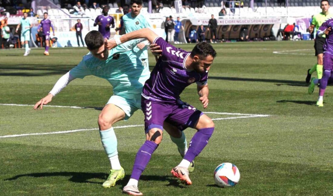 Ankara Keçiörengücü ile Esenler Erokspor arasında oynanan maç 2-2 berabere