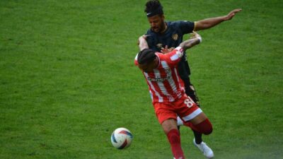 Trendyol 1. Lig'in 31. haftasında Çorum'da oynanan Boluspor-Bandırmaspor maçı golsüz