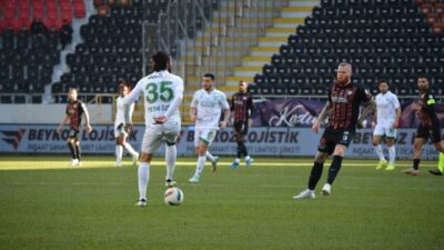 Çorum FK, evinde Boluspor'a 2-0 mağlup oldu. Maçta Honior ve