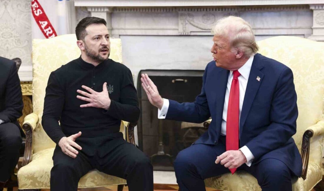 ABD Başkanı Donald Trump, Ukrayna Devlet Başkanı Vladimir Zelenskiy ile