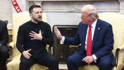 ABD Başkanı Donald Trump, Ukrayna Devlet Başkanı Vladimir Zelenskiy ile