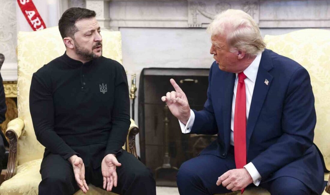 ABD Başkanı Trump ile Ukrayna Devlet Başkanı Zelenskiy arasındaki Beyaz