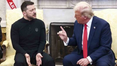 ABD Başkanı Trump ile Ukrayna Devlet Başkanı Zelenskiy arasındaki Beyaz