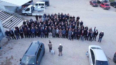 Topçu köyünde kurak geçen kış mevsiminin ardından çiftçiler, yılın ilk