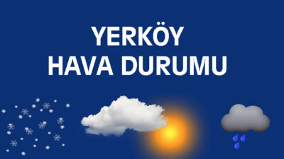 Meteoroloji Genel Müdürlüğü’nün tahminlerine göre, 30 Mart Pazar günü Yozgat’ın