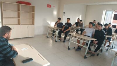 Yerköy İlçe Müftülüğü Gençlik Koordinatörlüğü, KYK yurdunda kalan öğrencilere yönelik