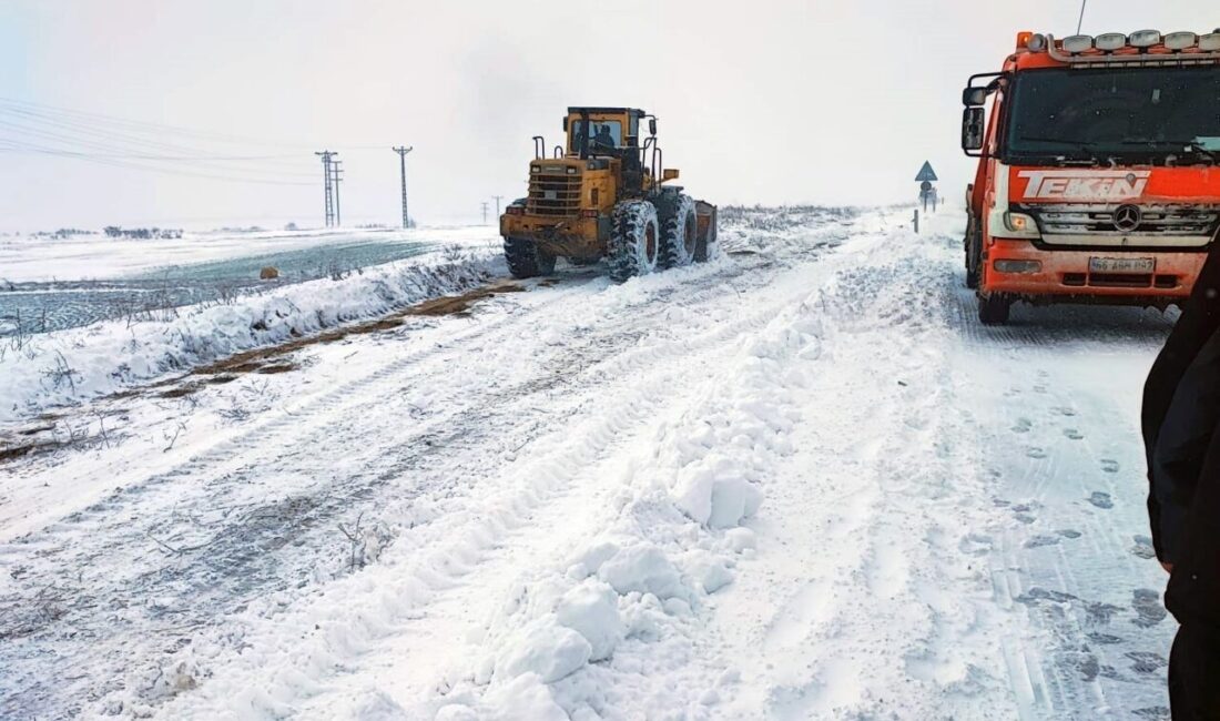 Yozgat-Alaca Deremahal yolunda tipi ve kar sebebiyle ulaşım aksıyor. Sürücülerden