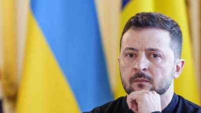 Ukrayna Devlet Başkanı Vladimir Zelenskiy, ABD Başkanı Donald Trump ile