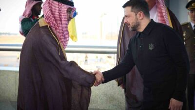 Ukrayna Devlet Başkanı Zelenskiy, Suudi Arabistan Veliaht Prensi bin Selman