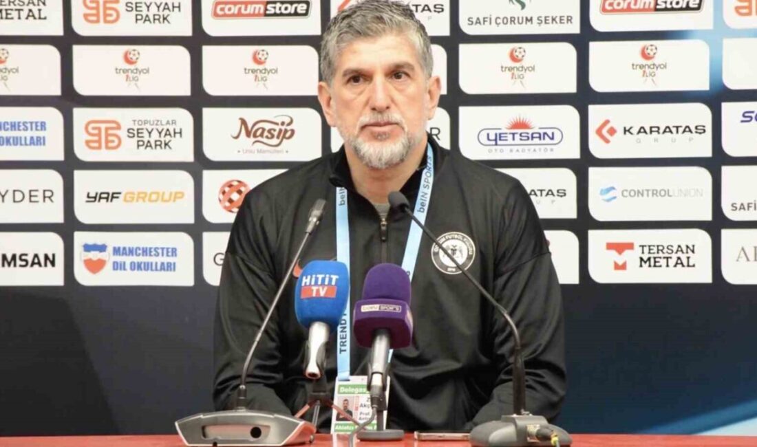 Çorum FK Teknik Sorumlusu Ziya Akçelen, Boluspor mağlubiyeti sonrası hayal