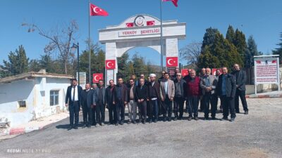 14-20 Nisan Şehitler Haftası kapsamında Yerköy Müftülüğü tarafından anlamlı bir