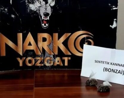 Yozgat İl Emniyet Müdürlüğü Narkotik Suçlarla Mücadele Şube ekipleri, uyuşturucu