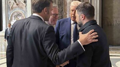 Dünya liderleri Vatikan'da Papa Franciscus'un cenaze töreni marjında bir araya