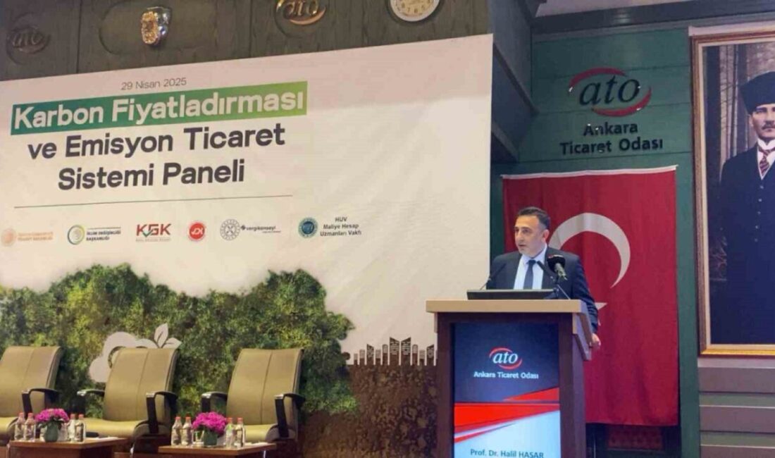 ATO Başkanı Gürsel Baran, iklim değişikliği ile mücadelede karbon fiyatlandırma