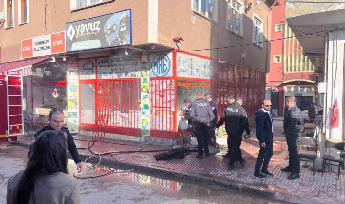 Av bayisinde korkutan yangın Çorum'un Sungurlu ilçesinde bir