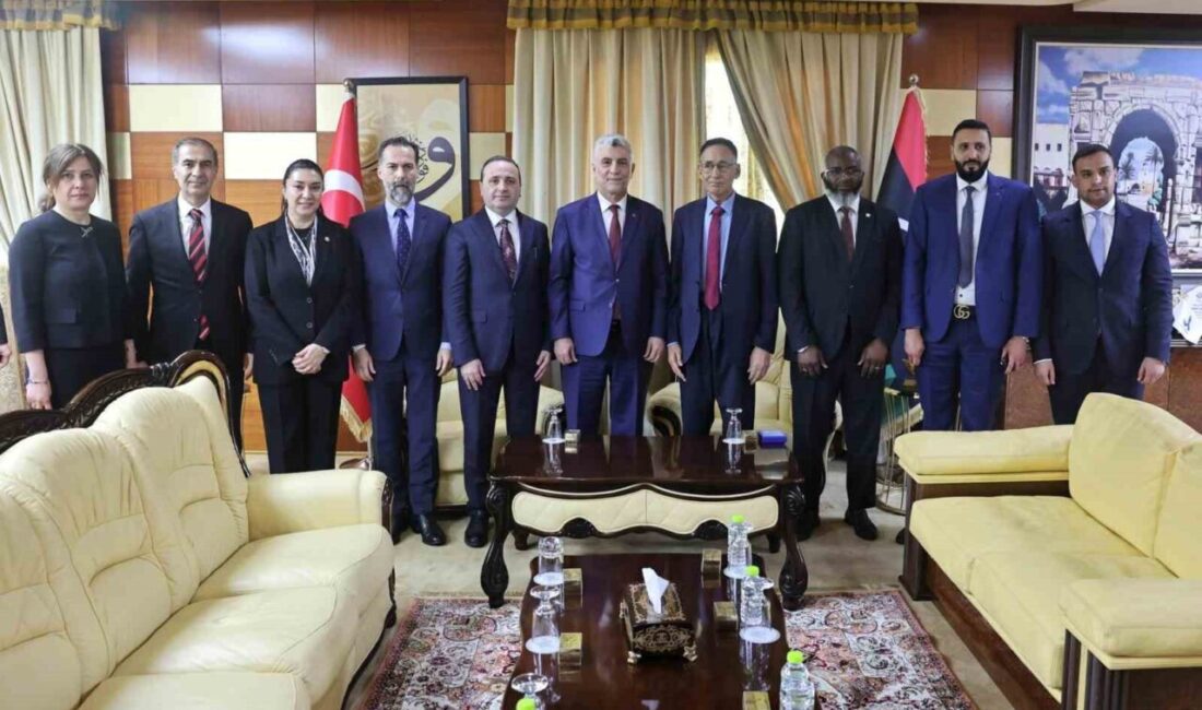 Ticaret Bakanı Ömer Bolat, Libya Ekonomi ve Ticaret Bakanı Muhammed