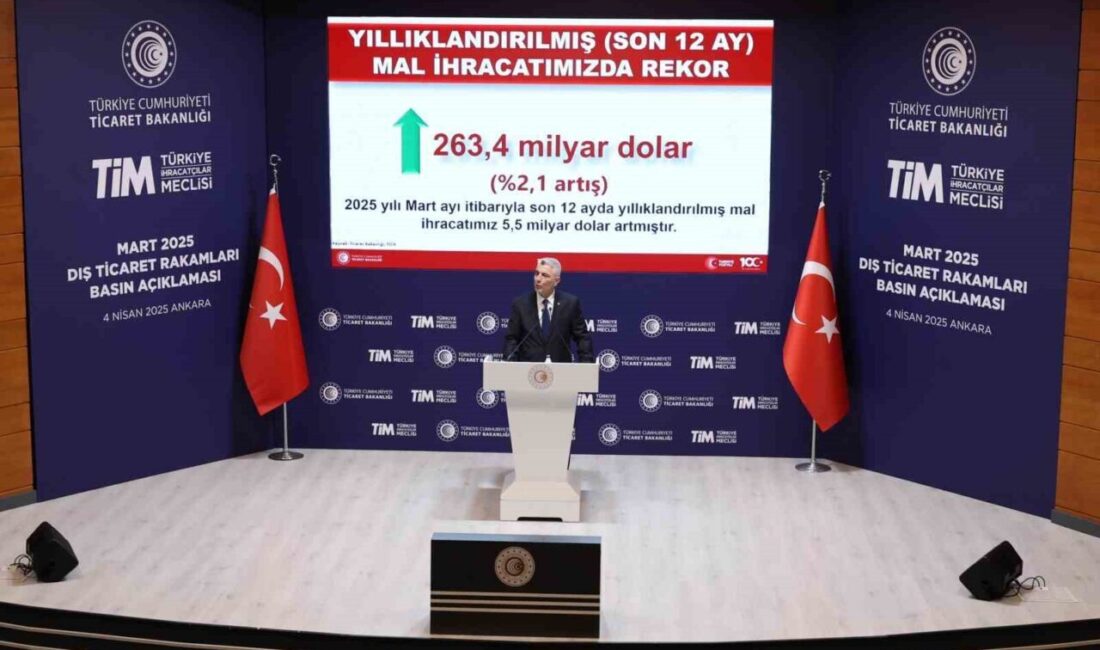 Ticaret Bakanı Ömer Bolat, Türkiye'nin Mart 2025 ihracat rakamının Cumhuriyet