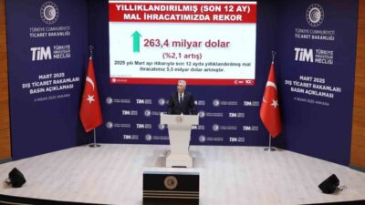 Ticaret Bakanı Ömer Bolat, Türkiye'nin Mart 2025 ihracat rakamının Cumhuriyet