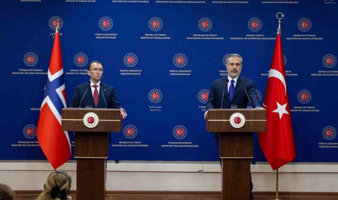 Norveç Dışişleri Bakanı Espen Barth Eide ile Türkiye Dışişleri Bakanı
