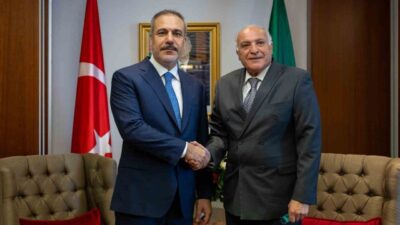 Dışişleri Bakanı Hakan Fidan, Cezayir Dışişleri Bakanı Ahmed Attaf ile