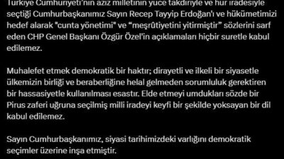 Sağlık Bakanı Memişoğlu, CHP Genel Başkanı Özel'in Cumhurbaşkanı Erdoğan'a yönelik