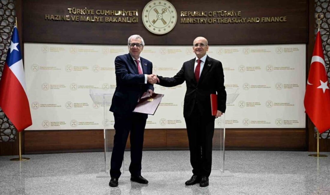 Hazine ve Maliye Bakanı Mehmet Şimşek ile Şili Dışişleri Bakanı
