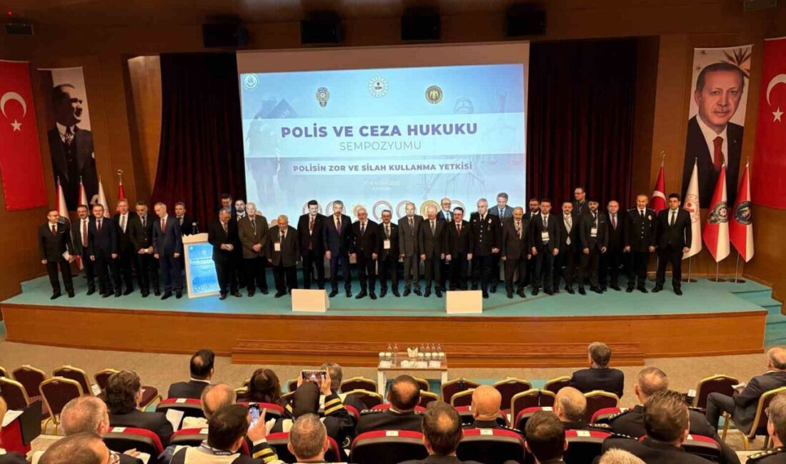 İçişleri Bakan Yardımcısı Mehmet Sağlam, Polis ve Ceza Hukuku Sempozyumu'nda
