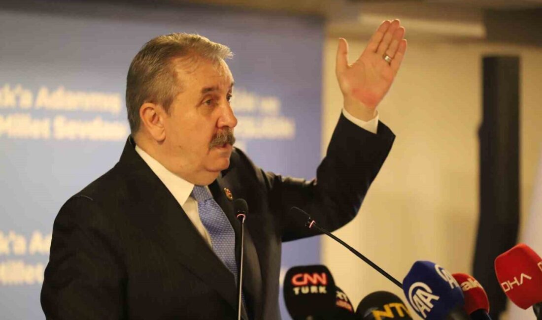 BBP Genel Başkanı Mustafa Destici, genişletilmiş divan toplantısında depreme önceden