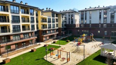Beykoz Tokatköy'de riskli gecekonduların yerine modern konutlar inşa edildi. Kentsel