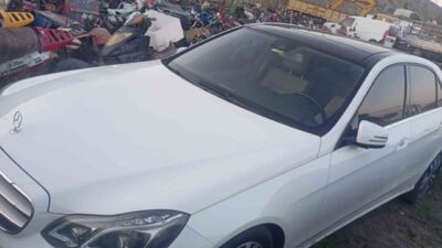Beypazarı'nda sahte plakalı ve şase numarası farklı bir otomobil polis