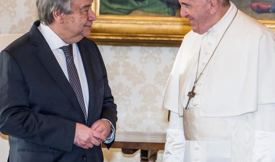 BM Genel Sekreteri Antonio Guterres, Papa Francis'in vefatıyla ilgili duyduğu