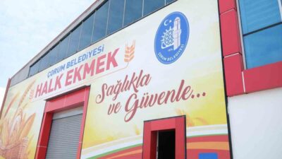 Çorum Belediyesi'nin girişimiyle faaliyete geçen Halk Ekmek Fabrikası, üretim kapasitesini