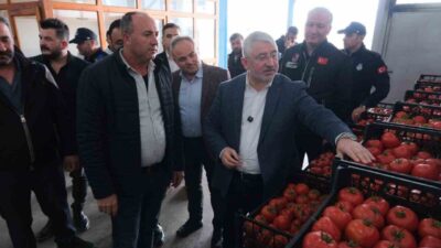 Çorum Belediye Başkanı Halil İbrahim Aşgın, Sebze ve Meyve Hali'nde