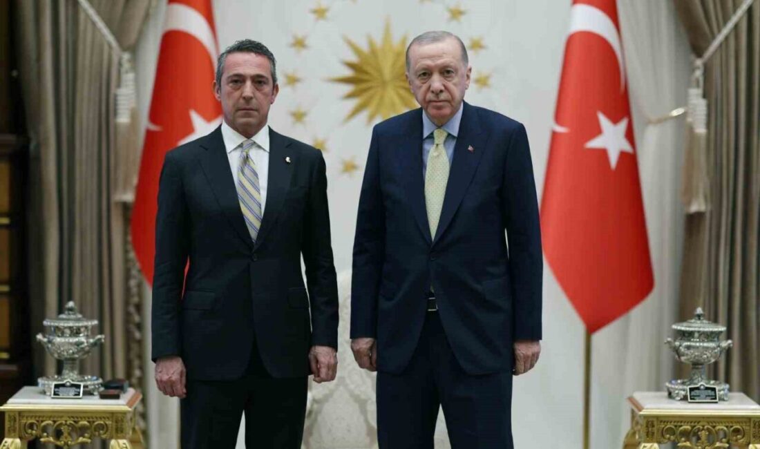 Cumhurbaşkanı Erdoğan, Fenerbahçe Başkanı Ali Koç’u kabul etti. Görüşme, Cumhurbaşkanlığı