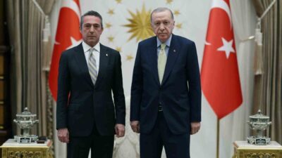Cumhurbaşkanı Erdoğan, Fenerbahçe Başkanı Ali Koç’u kabul etti. Görüşme, Cumhurbaşkanlığı