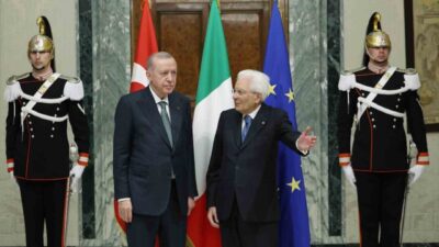 Erdoğan, İtalya'da Cumhurbaşkanı Mattarella ile görüştü. İkili ilişkiler, bölgesel konular