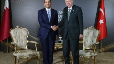 Cumhurbaşkanı Erdoğan, 4. Antalya Diplomasi Forumu'nda bulunan Katar Başbakanı ve